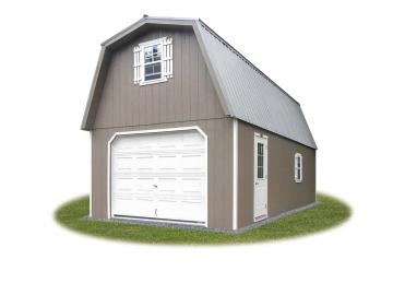 14x28 1 car 2 story garage