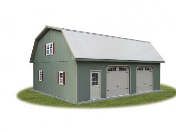 28x36 2 story gambrel garage