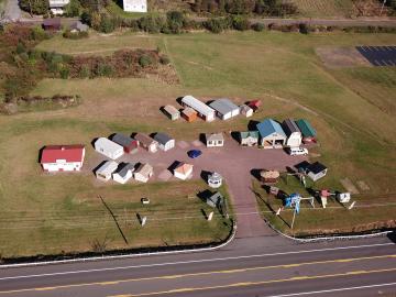 Aerial photo of Bloomsburg lot