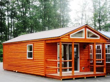 cabin with porch