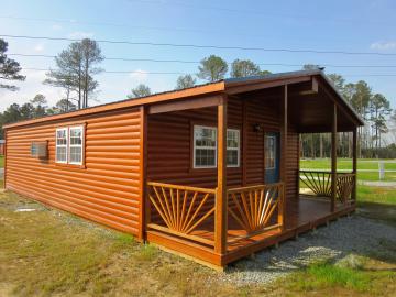 wider cabin with porch