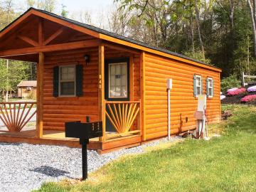 cabin at campground