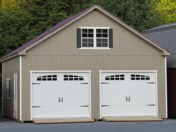 24x24 2 story A Frame Garage