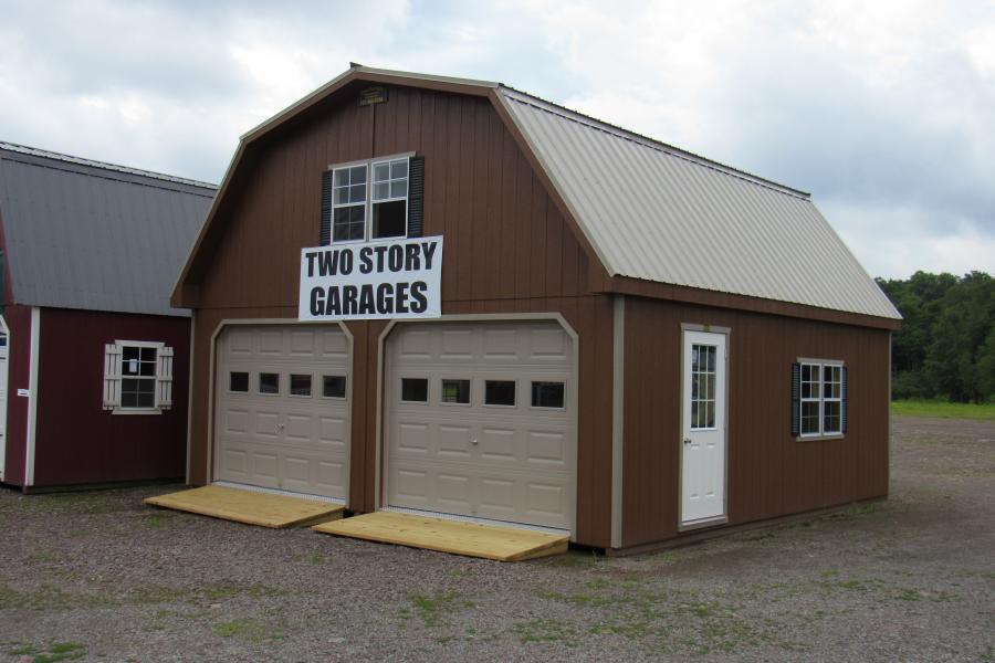 24x24 2 story gambrel rocky mountain sheds