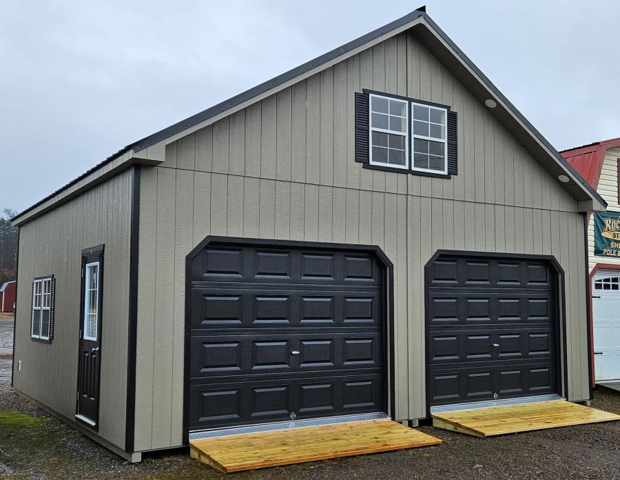 2-Story Double Wide Garage