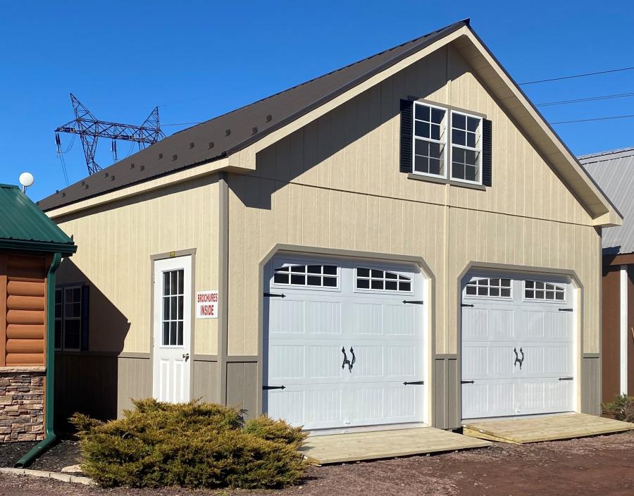 2-Story Double Wide Garage