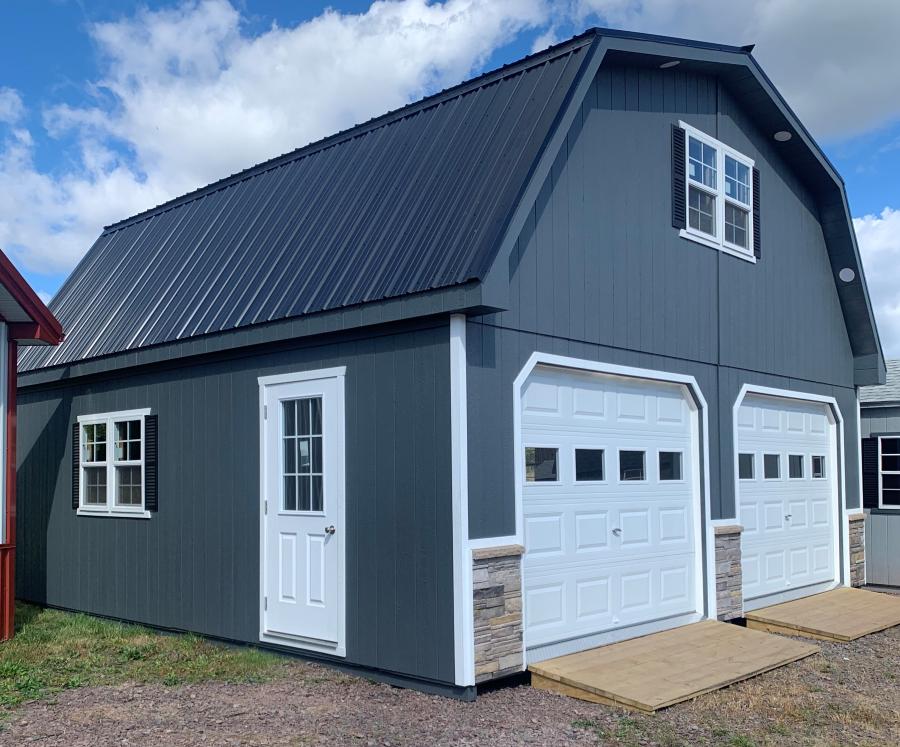 2-Story Double Wide Garage