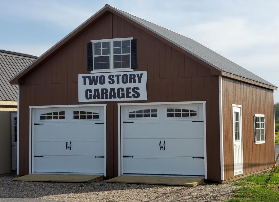 2-Story Double Wide Garage