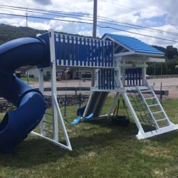 vinyl swingset