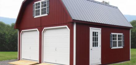 2-Story Double Wide Garage