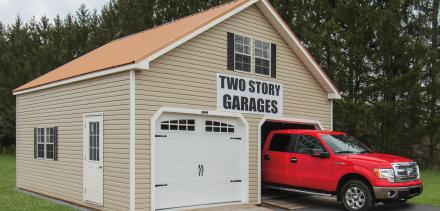 2-Story Double Wide Garage