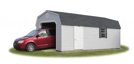 1 car garage with car