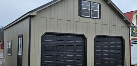 2-Story Double Wide Garage