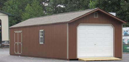 1 car garage with car