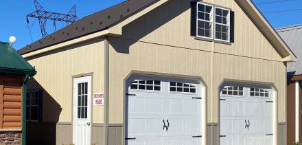 2-Story Double Wide Garage