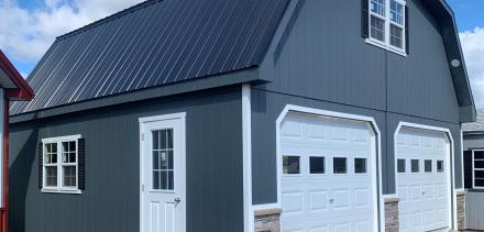 2-Story Double Wide Garage