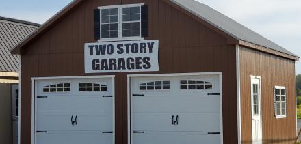 2-Story Double Wide Garage