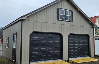 2-Story Double Wide Garage