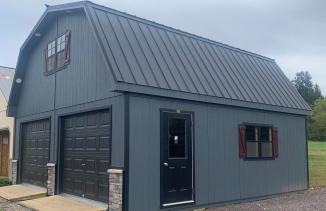 2-Story Double Wide Garage