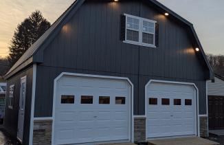 2-Story Double Wide Garage