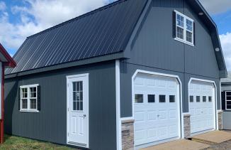 2-Story Double Wide Garage